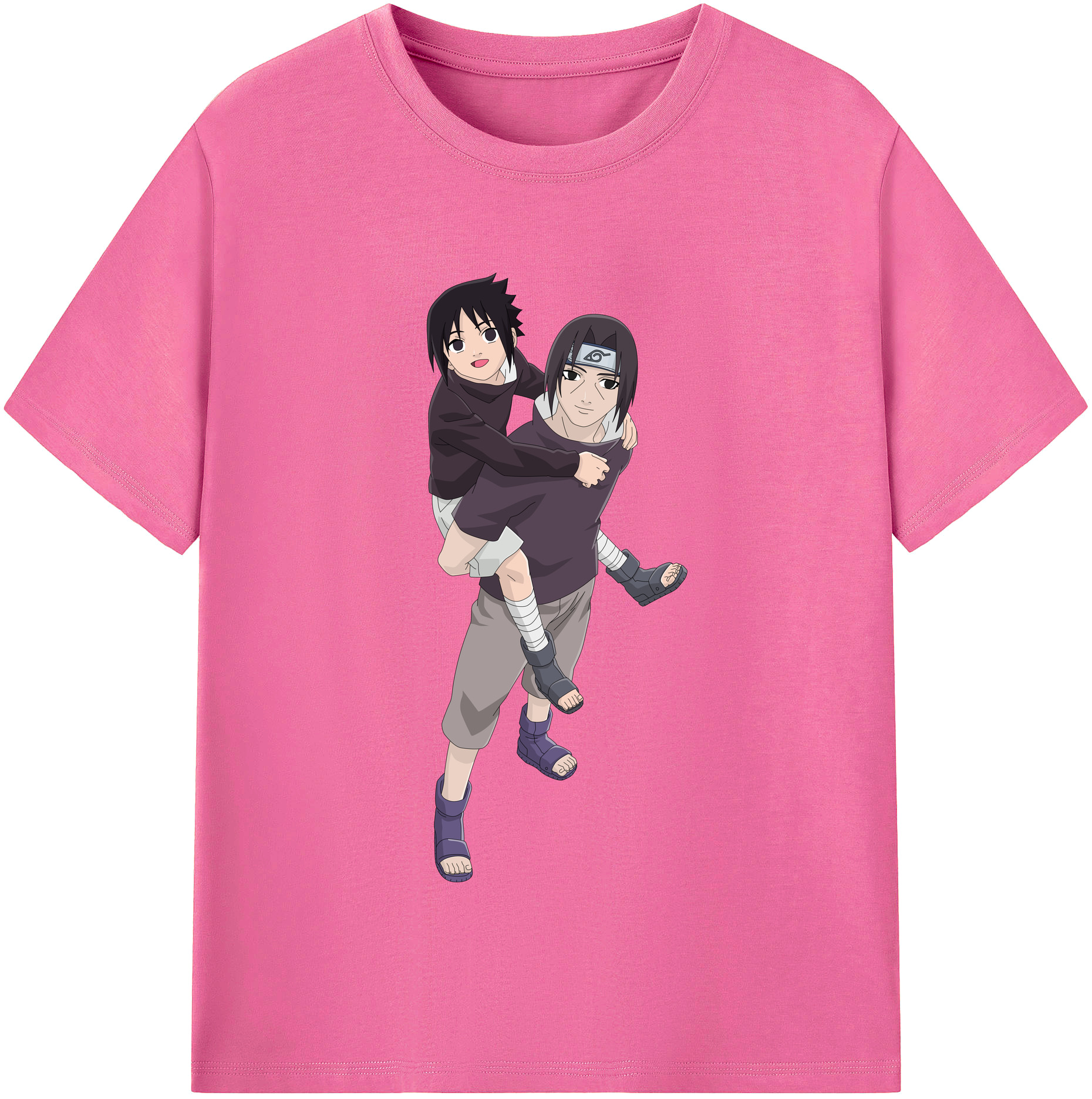 （画像用） NARUTO -ナルト- うちは イタチ Uchiha Itachi レディースカジュアルプリントTシャツ（綿100％）
